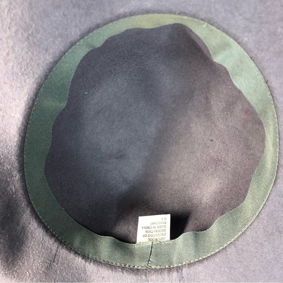Isa & Stef Gray Wool Wide Brim Fall Hat‎